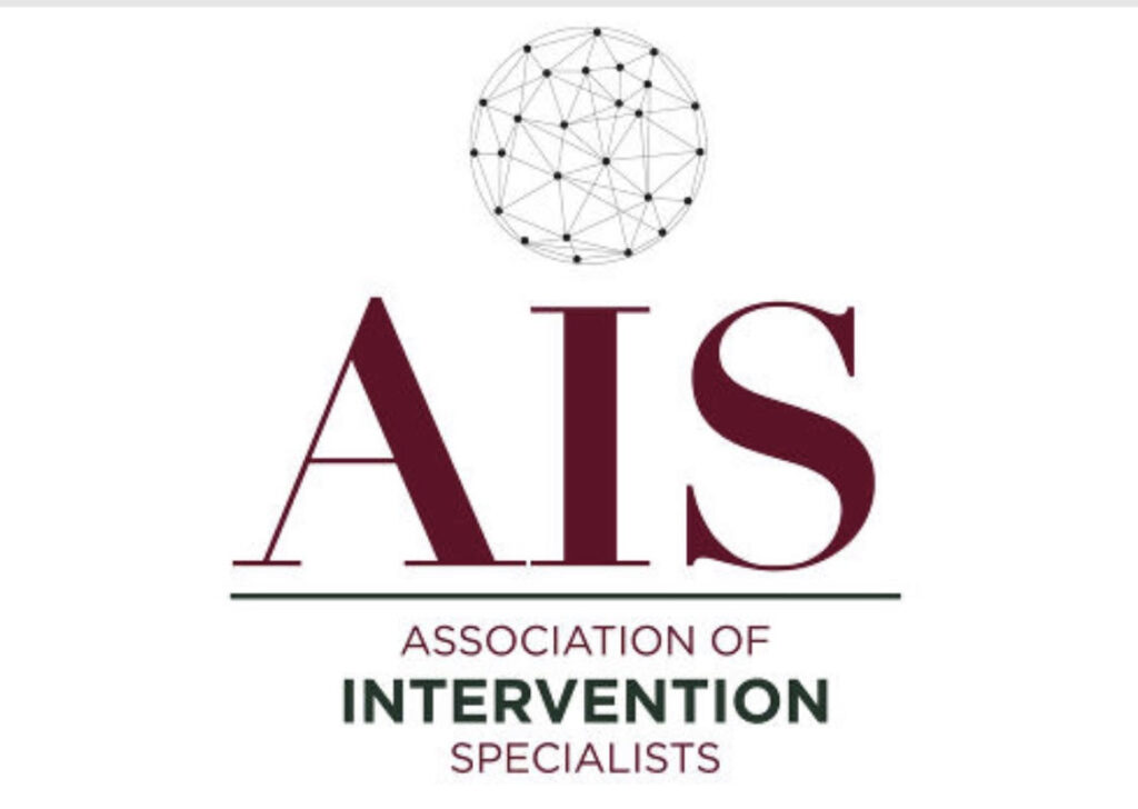 logo of association of intervention specialists from evolve sobriety